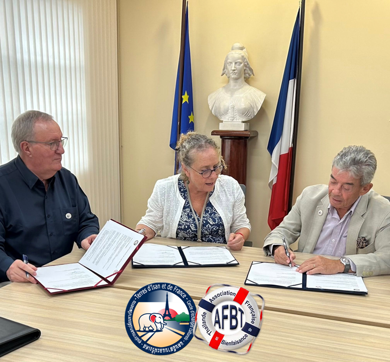 Signature d’une convention de partenariat entre l’AFBT et TIF au service des Français d’Isan